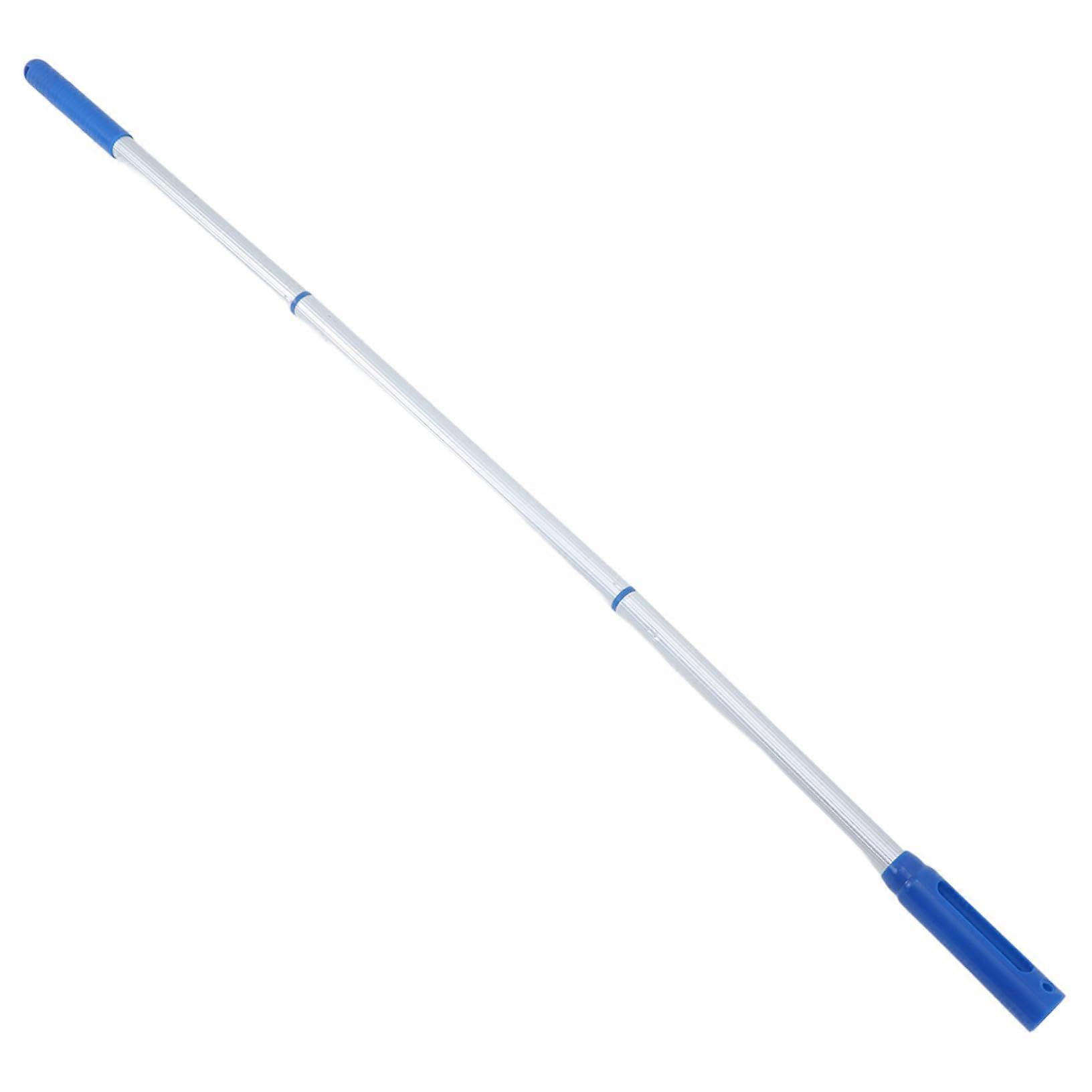 Telescopic Pool Pole Adjustable Aluminum Skimmer with Comfortable Grip for Deep Pool Cleaning