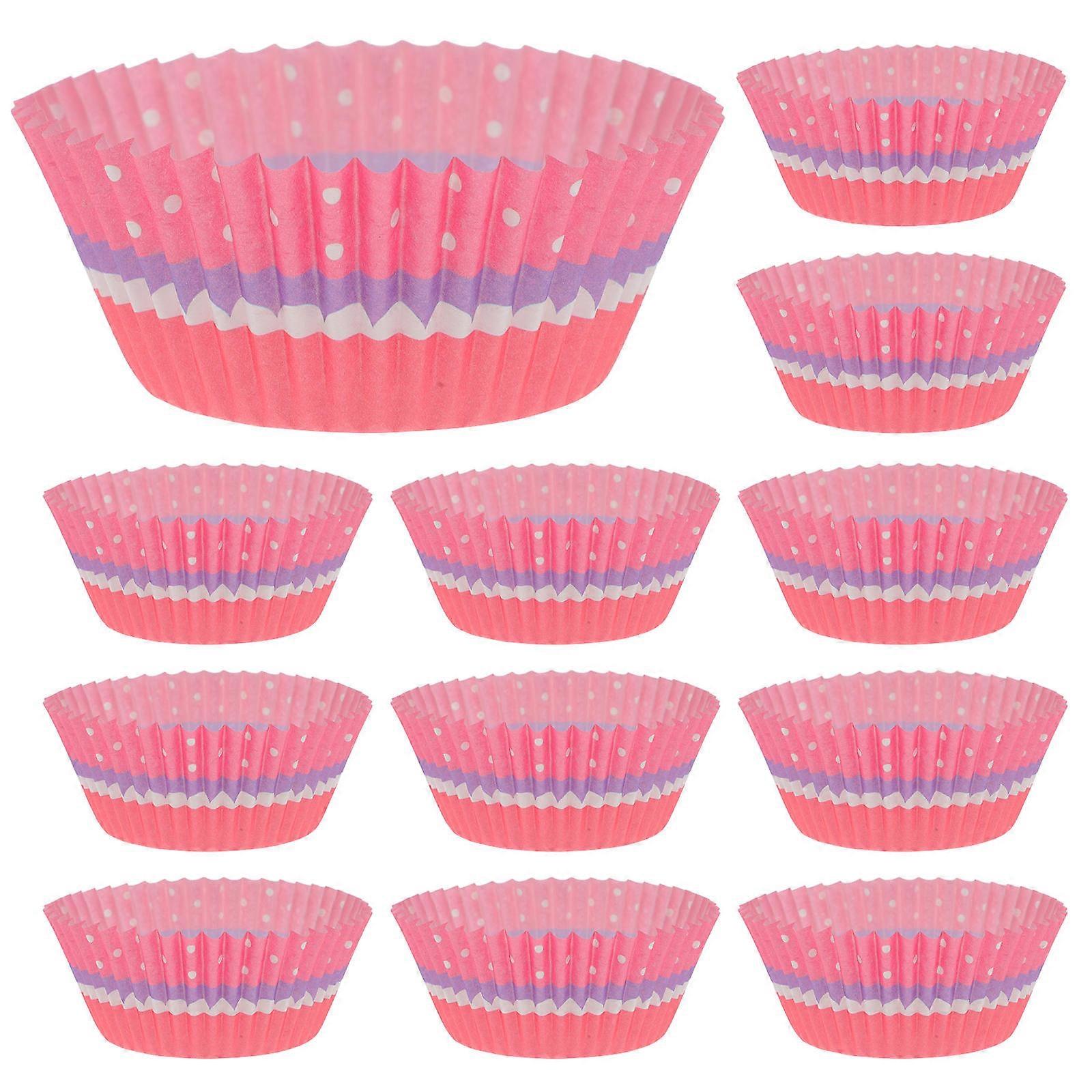 200Pcs Paper Muffin Cups for Baking Assorted Color Cupcake Paper Liners