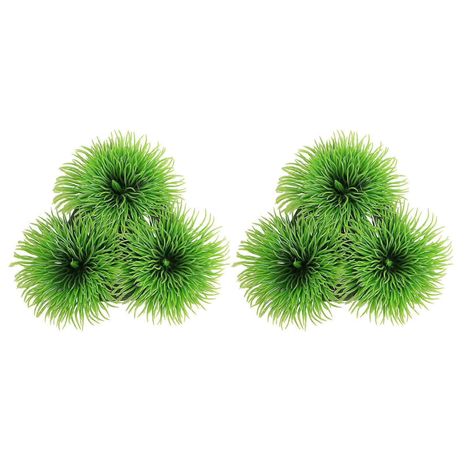 Plastic Aquarium Leaves Fish Spawning Nests for Fish Tank 2Pcs Set