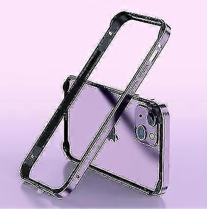 25-26 Frame Metal Bumper Frame Case Compatible 14 Pro Max/14 Pro/14 With Raised Ed