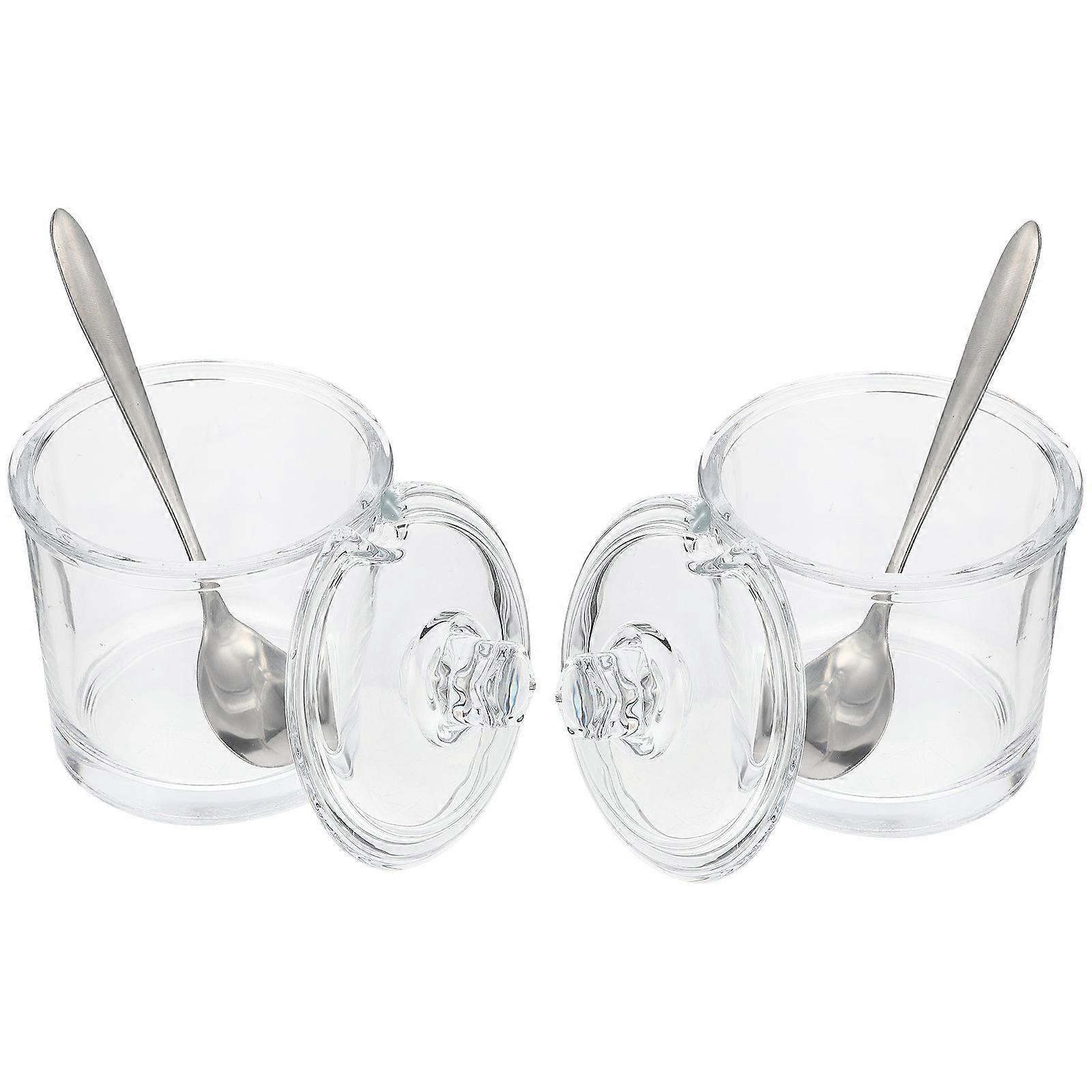 Kitchen Spice Jars Multi-Functional Spice Canisters Household Kitchen 9.5X8CM Storage 2 Sets