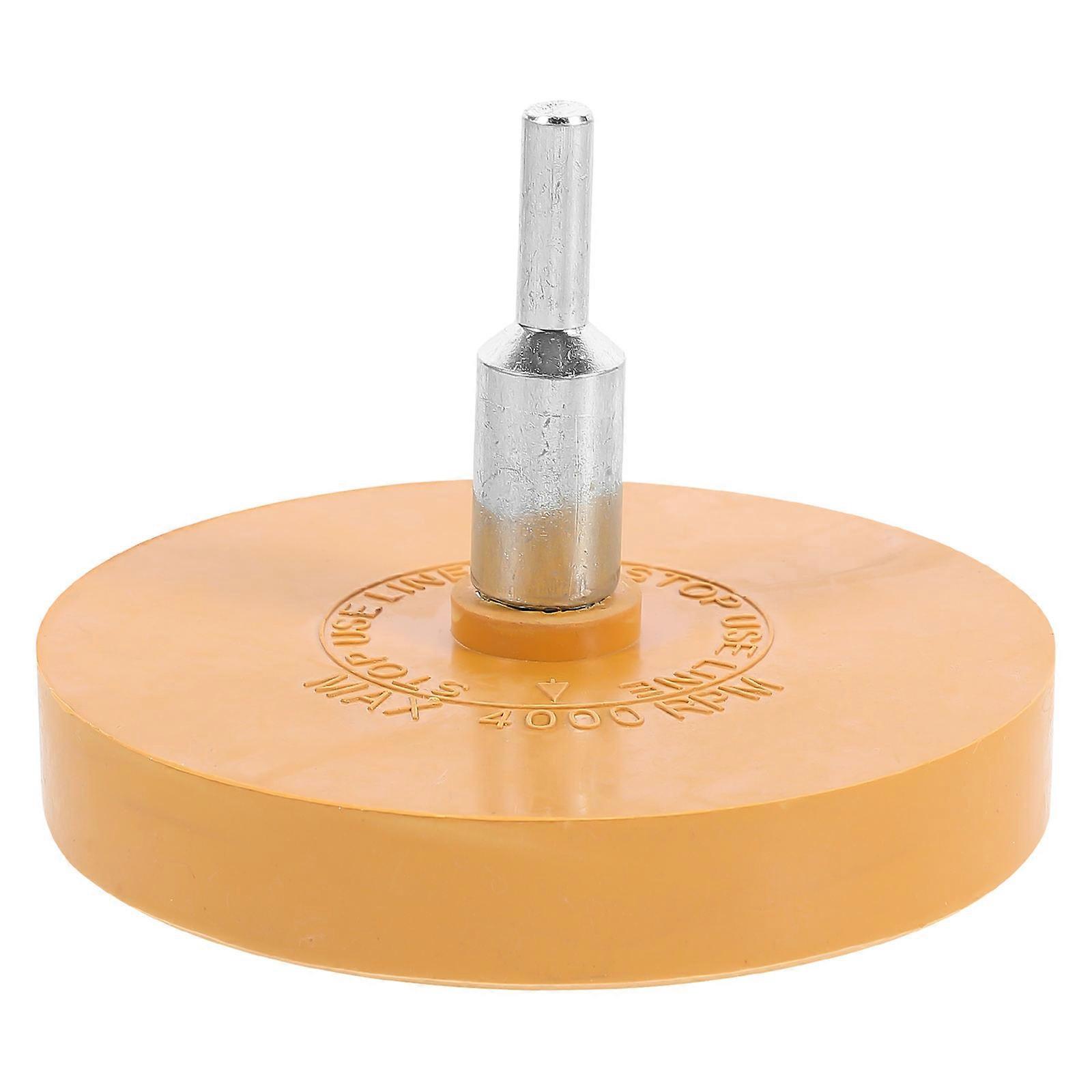 Grinding Wheel Rubber Polishing Wheel for Removing Decals 2Pcs