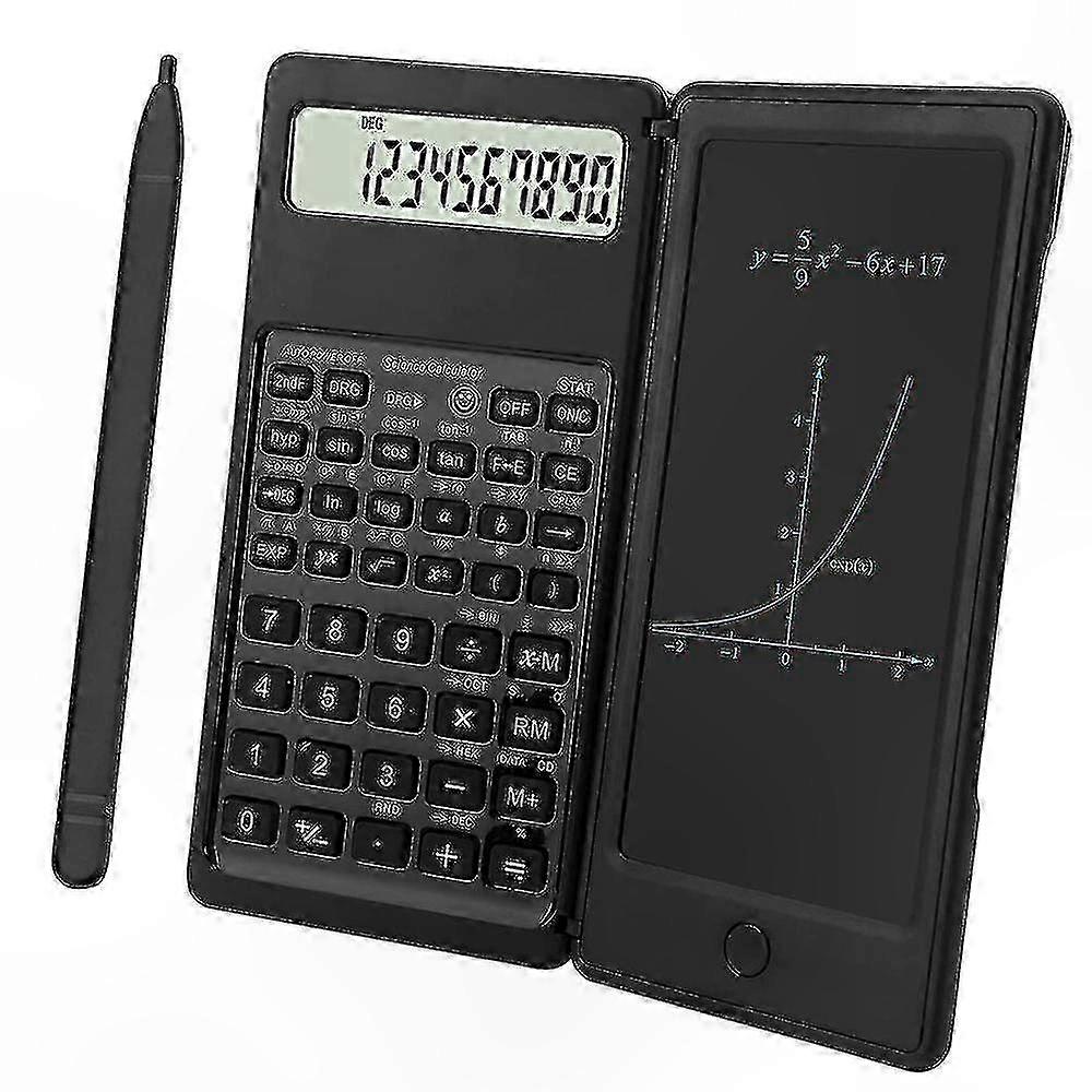 10-Digit LCD Display Engineering Calculator with Writing Tablet for High School Students