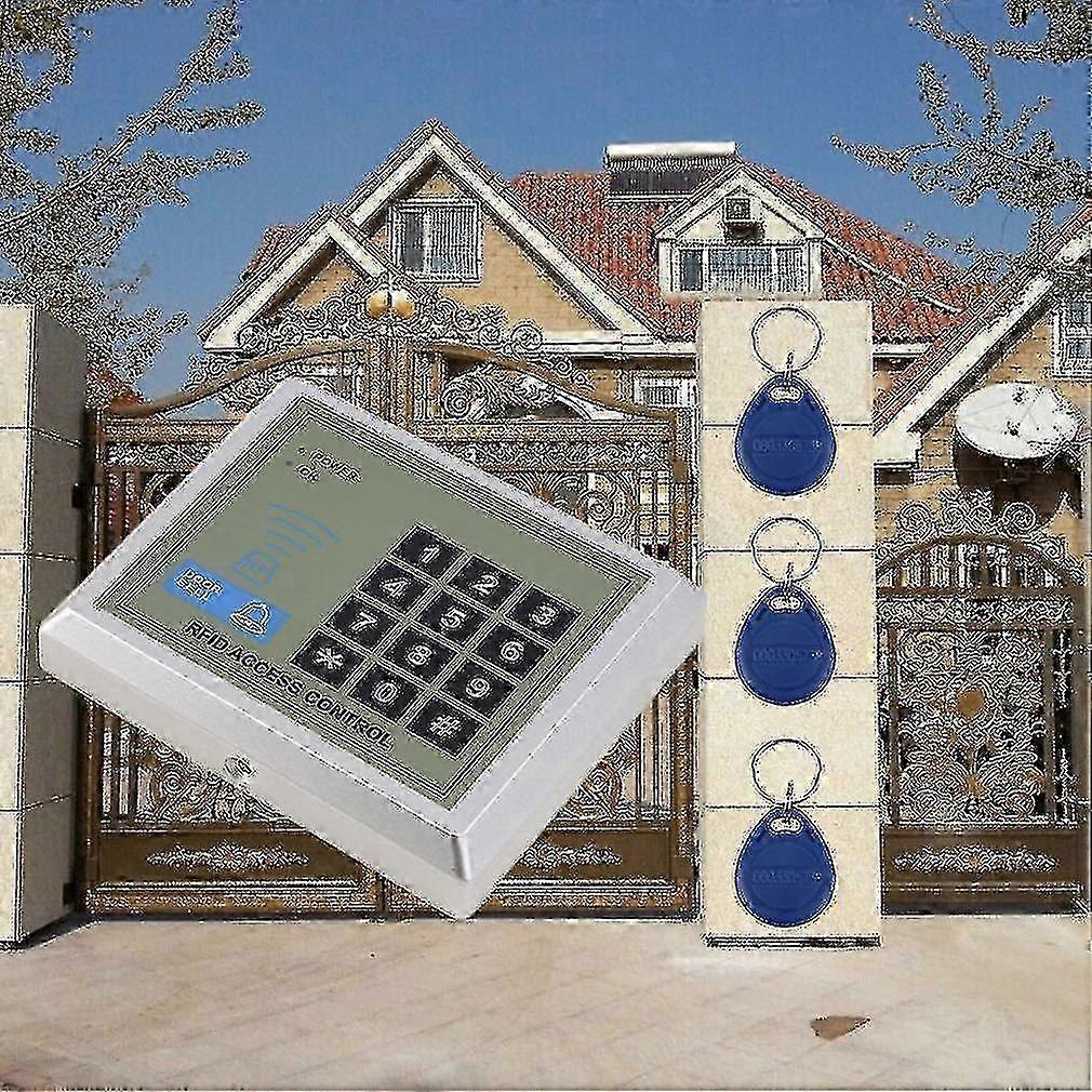 Electronic Rfid Proximity Entry Door Lock Access Control System + 10 Key Fobs 25-26