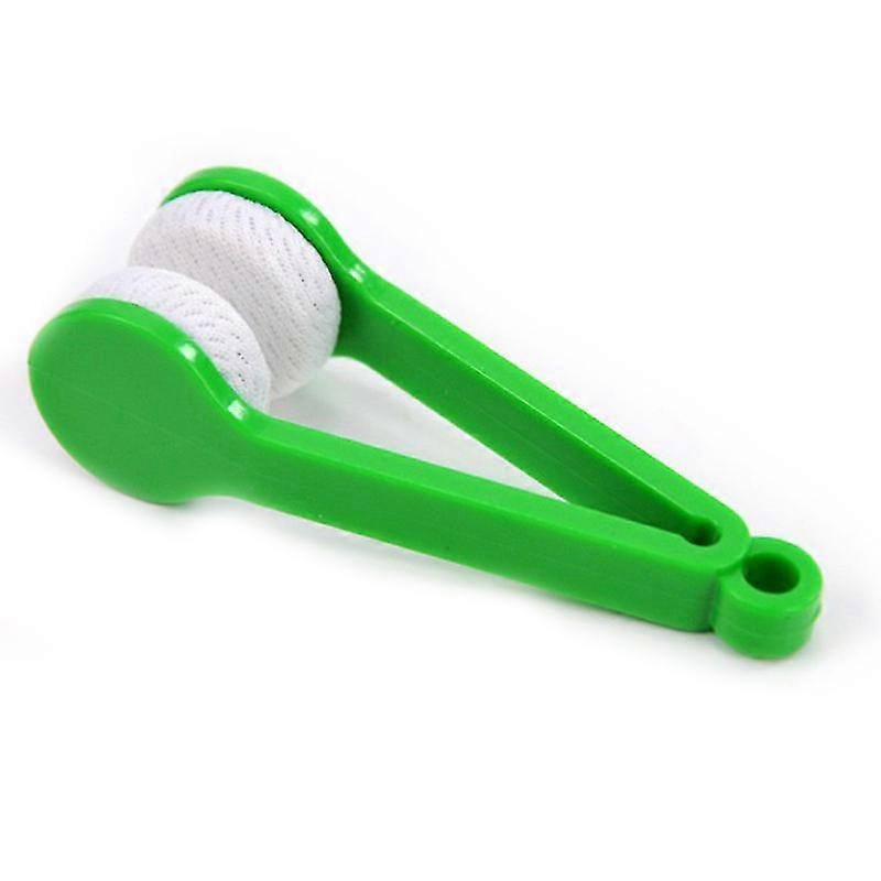 2025 1PC Mini Two-side Glasses Brush Microfiber Spectacles Cleaner Brush Screen Rub