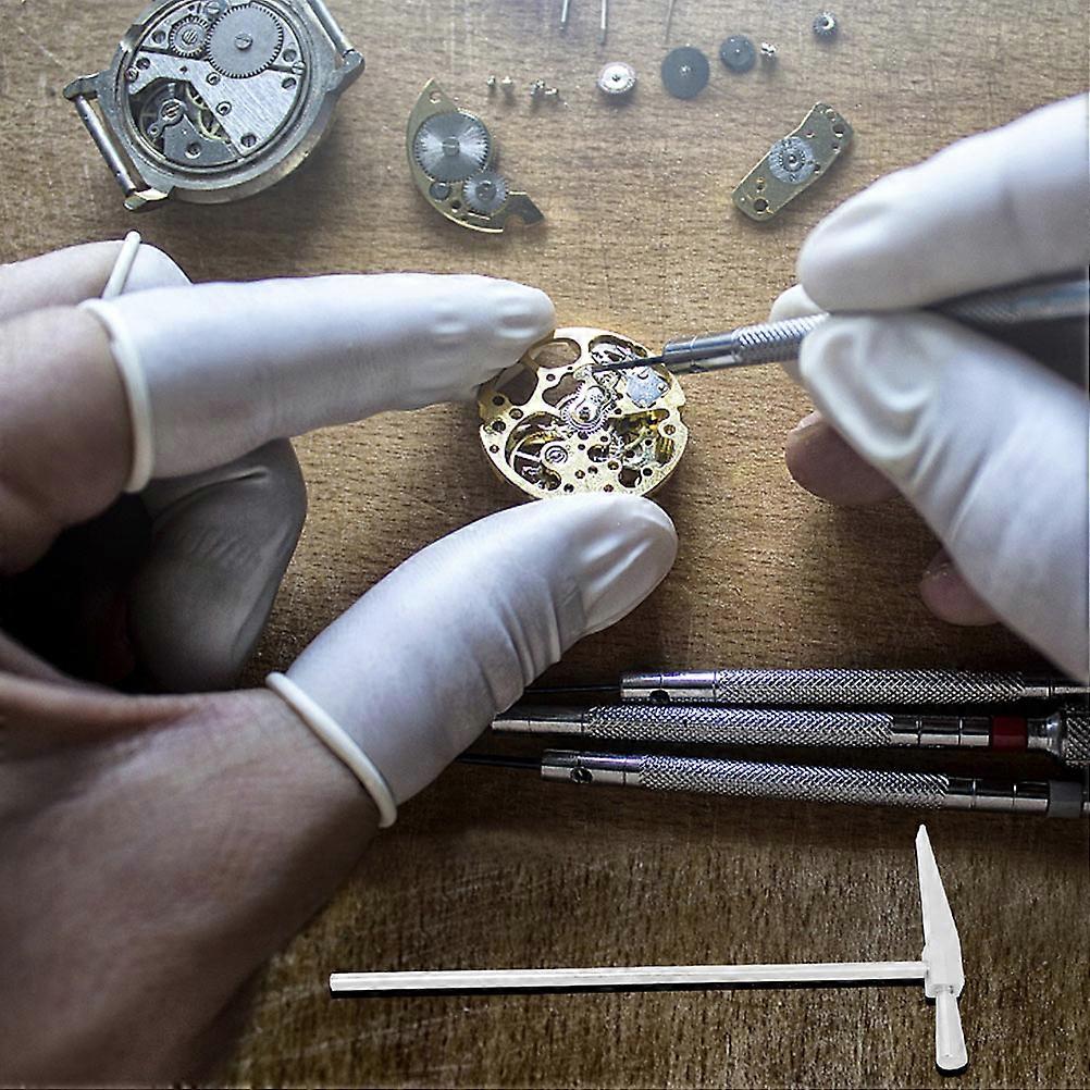 Silver Watch Hammer Tool for Watch Strap Repair 4Pcs Kit