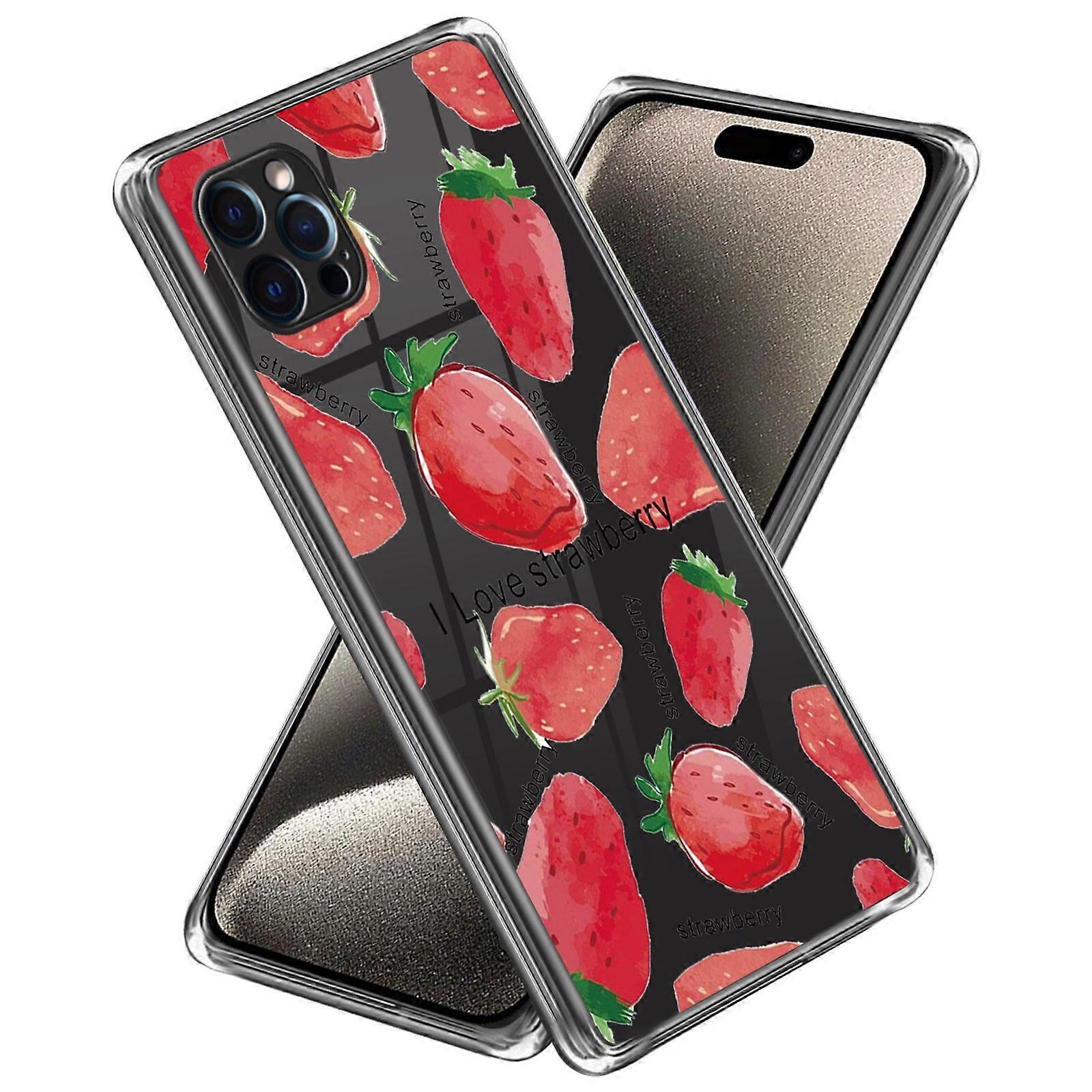 For iPhone 15 Pro Soft TPU Phone Case Pattern Printing Phone Cover