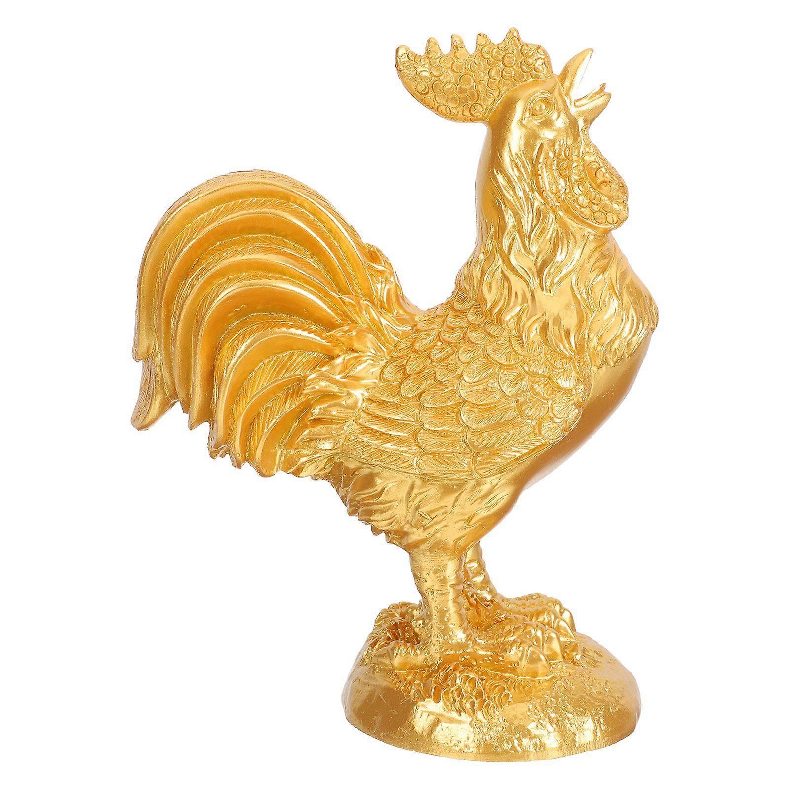 Easter Rooster Model Decorative Rooster Decor Delicate Rooster Adornment Desktop Easter Rooster