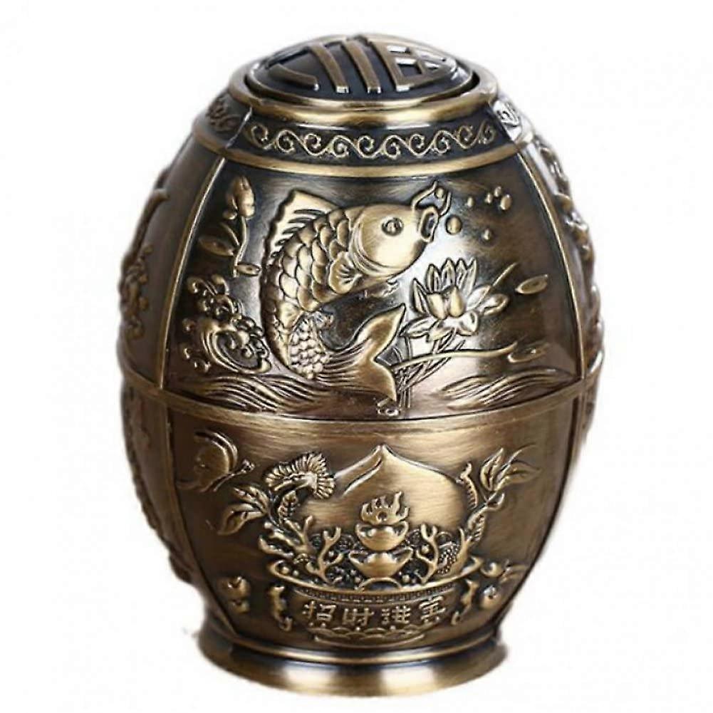 Retro Automatic Toothpick Holder with Dustproof Lid, Hand Press Design for Kitchen and Restaurant