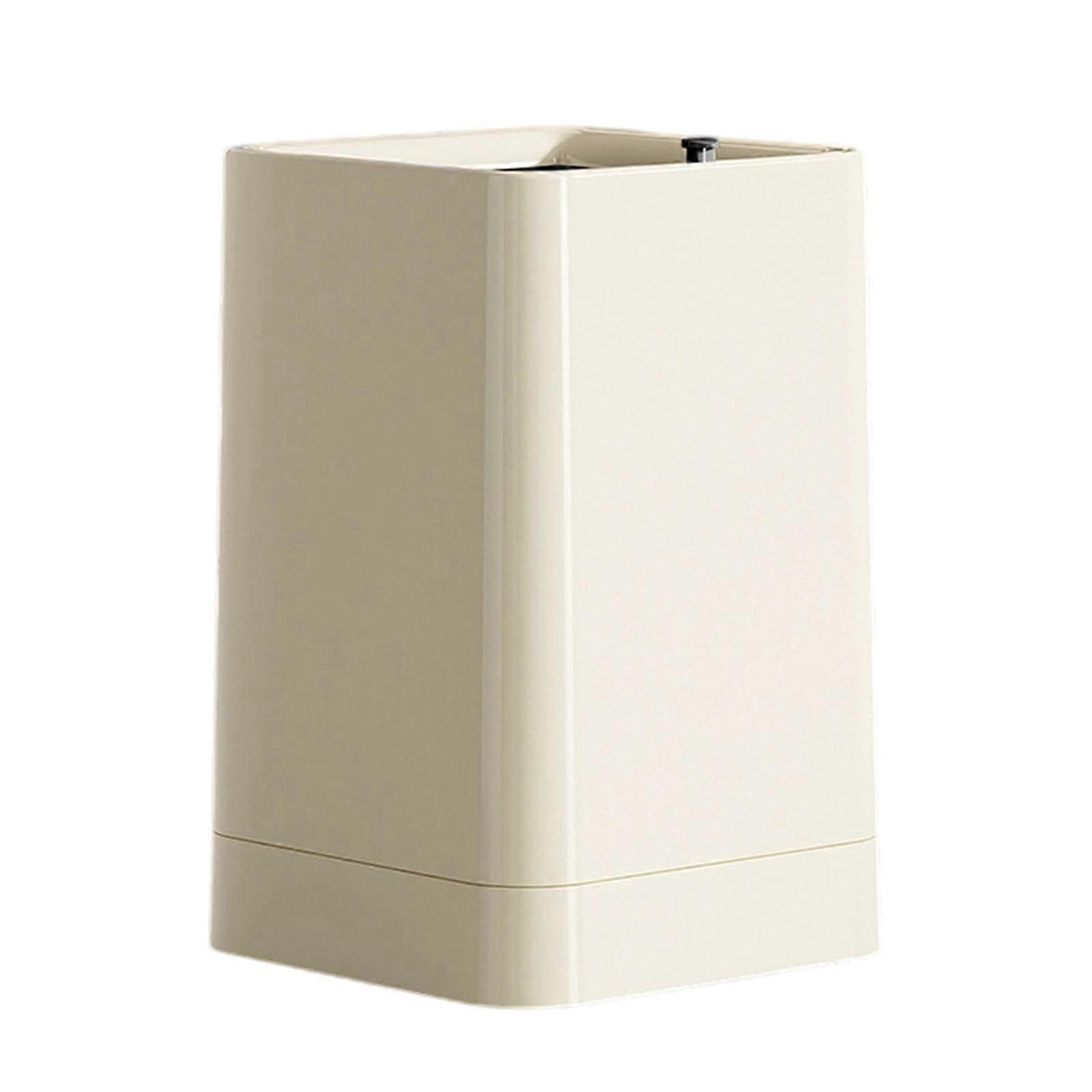 Trash Can with Hidden Bag, Large Capacity Double Wall Rectangular Garbage Bin for Home and Office