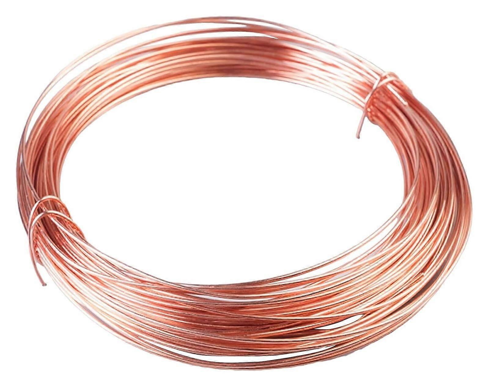 Solid Copper Wire 0.2mm 10m  Conductivity Corrosion Resistant for Jewelry and Electrical