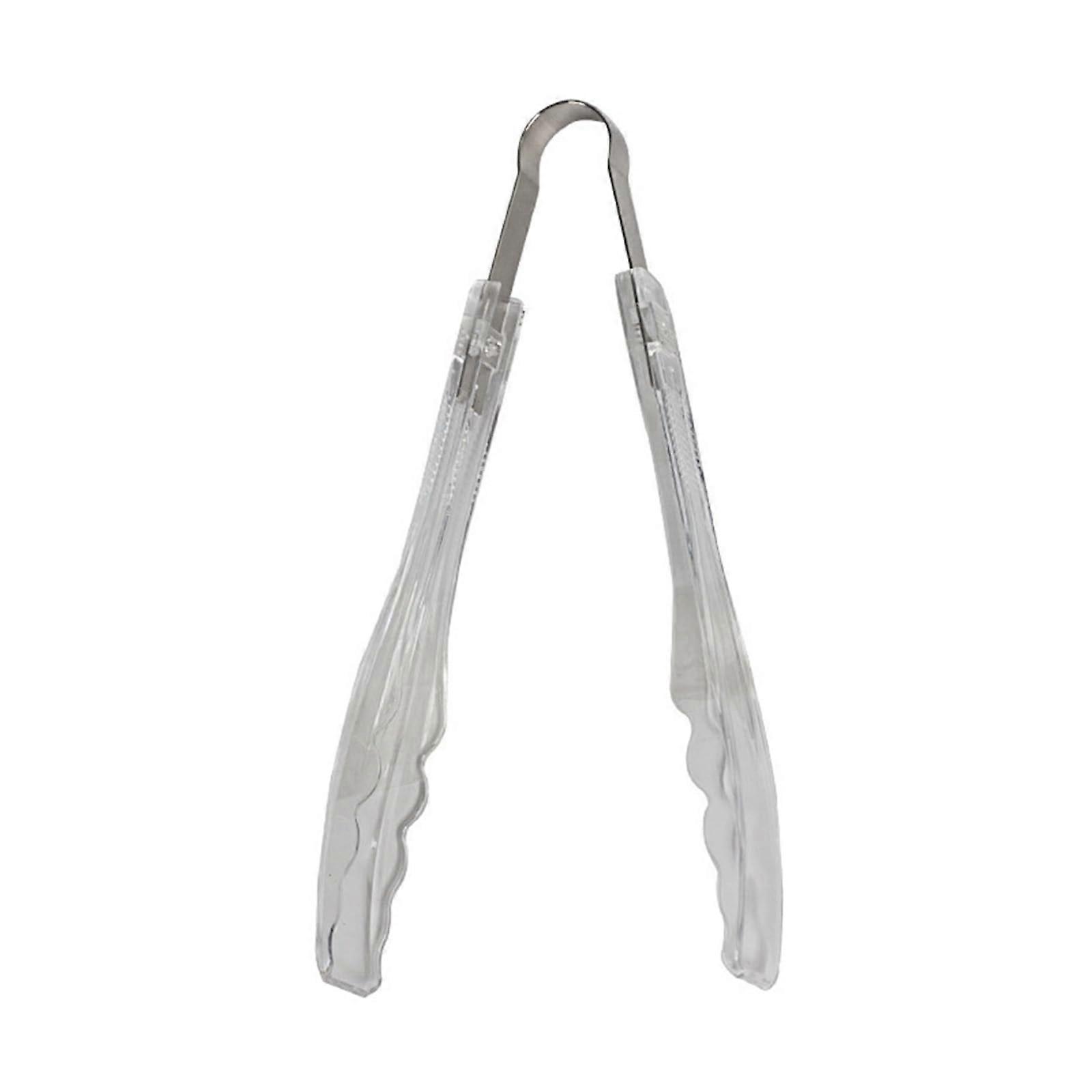 Barbecue Tongs with Easy Clean Plastic Grip for Grill, Cooking and Buffet Serving