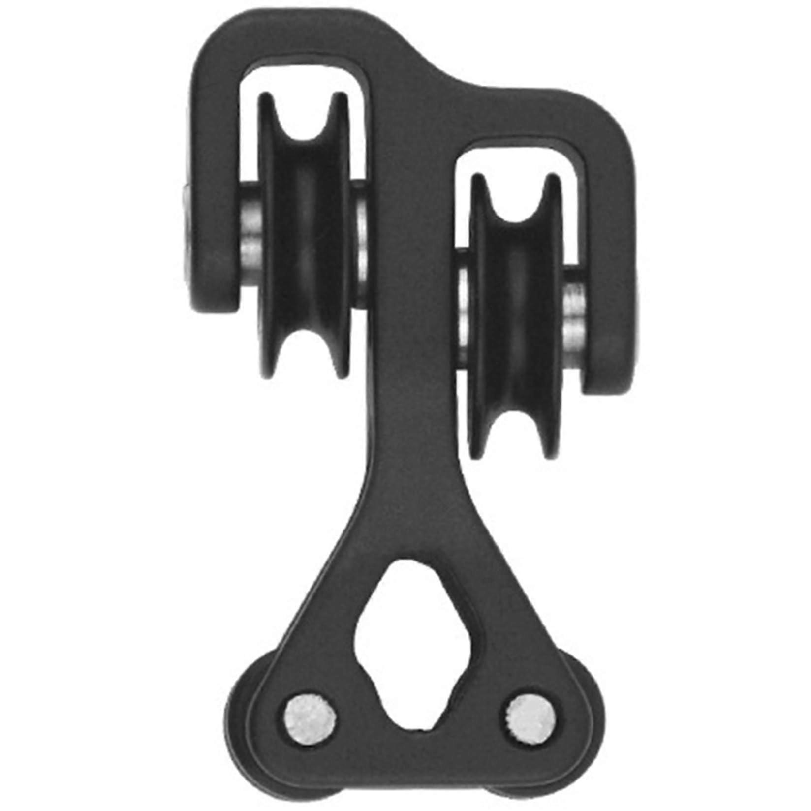 Compound Bow Cable Slide and String Stopper Black Aluminum Alloy for Archery Accuracy