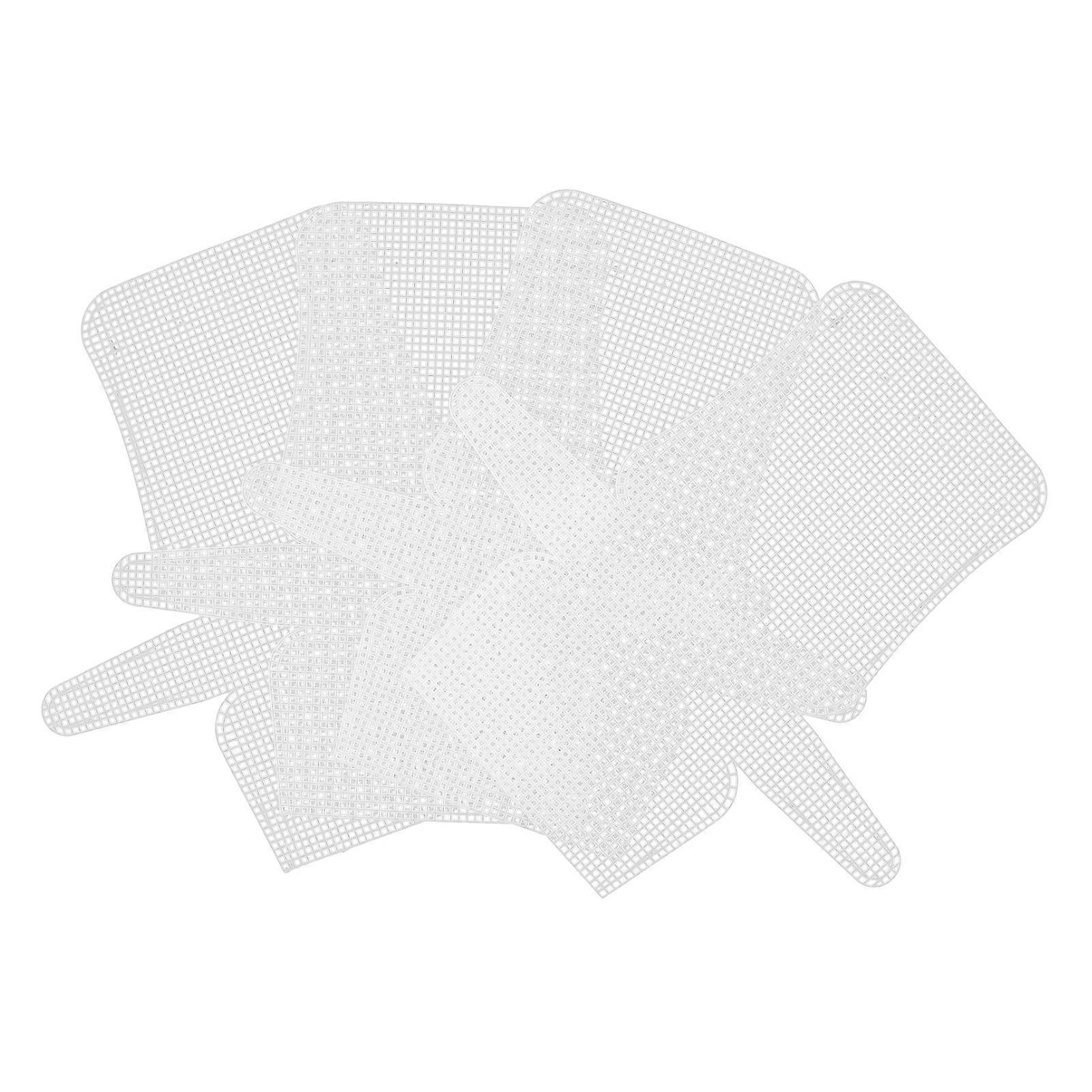 4pcs Sewing Plastic Canvas Diy Bag Mesh Sheet Plastic Canvas Set Plastic Mesh Sheet Set