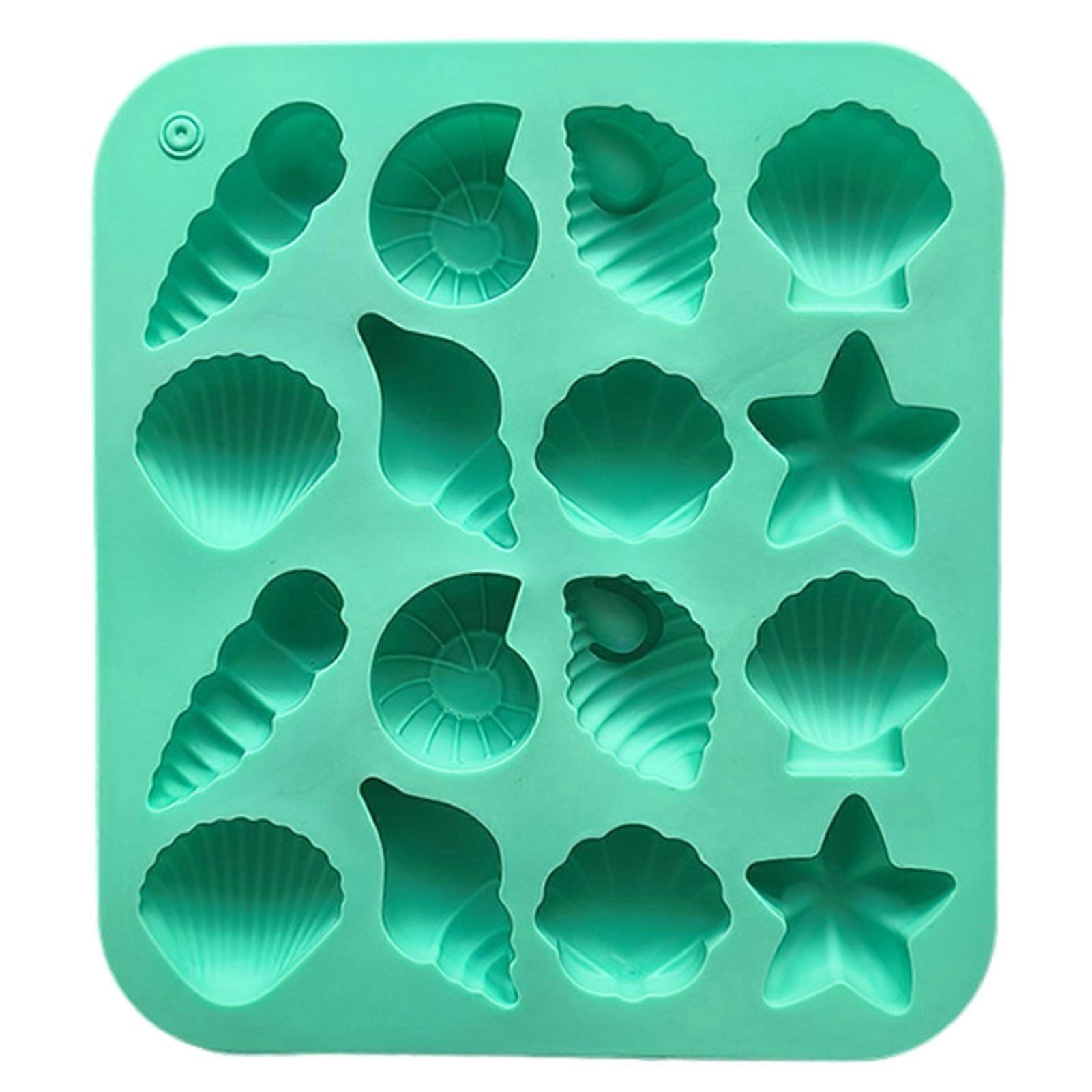 Silicone Chocolate Mold - 16 Cavity Shell & Starfish Shape