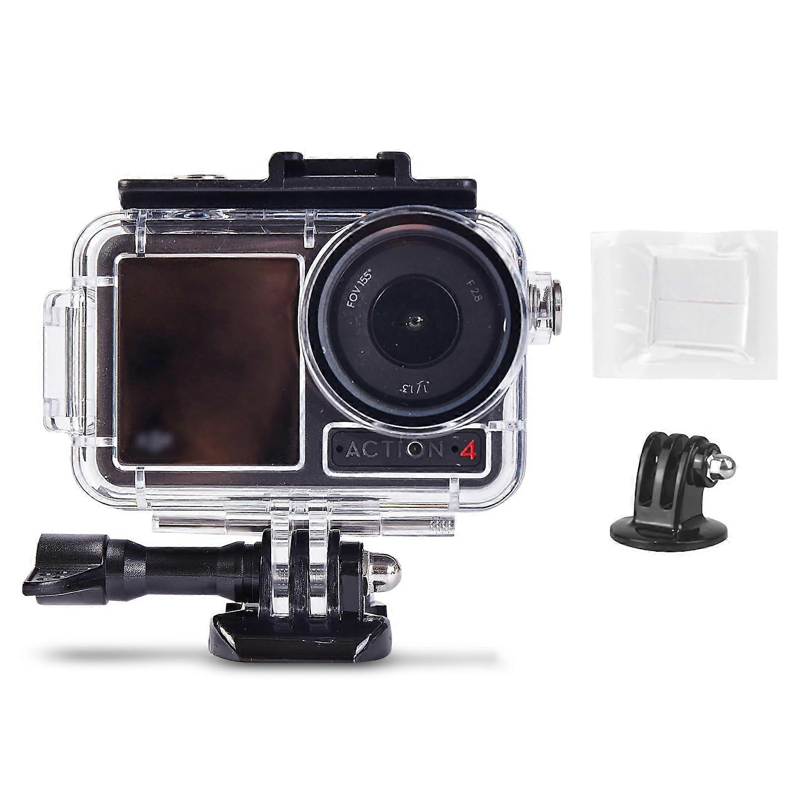 Waterproof Case 60M Depth Diving Housing with Bracket for DJI OSMO Action 5 PRO 4 3 Camera