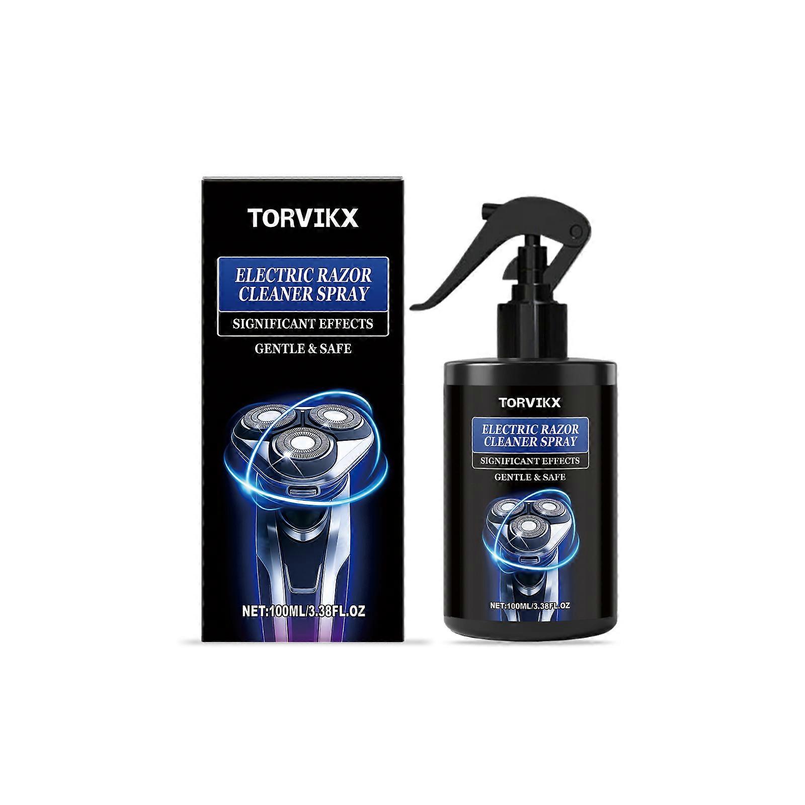Torvikx Electric Shaver Cleaning Spray For Cleaning, Deodorizing, Refreshing And Rust Prevention, Suitable For Most Shavers