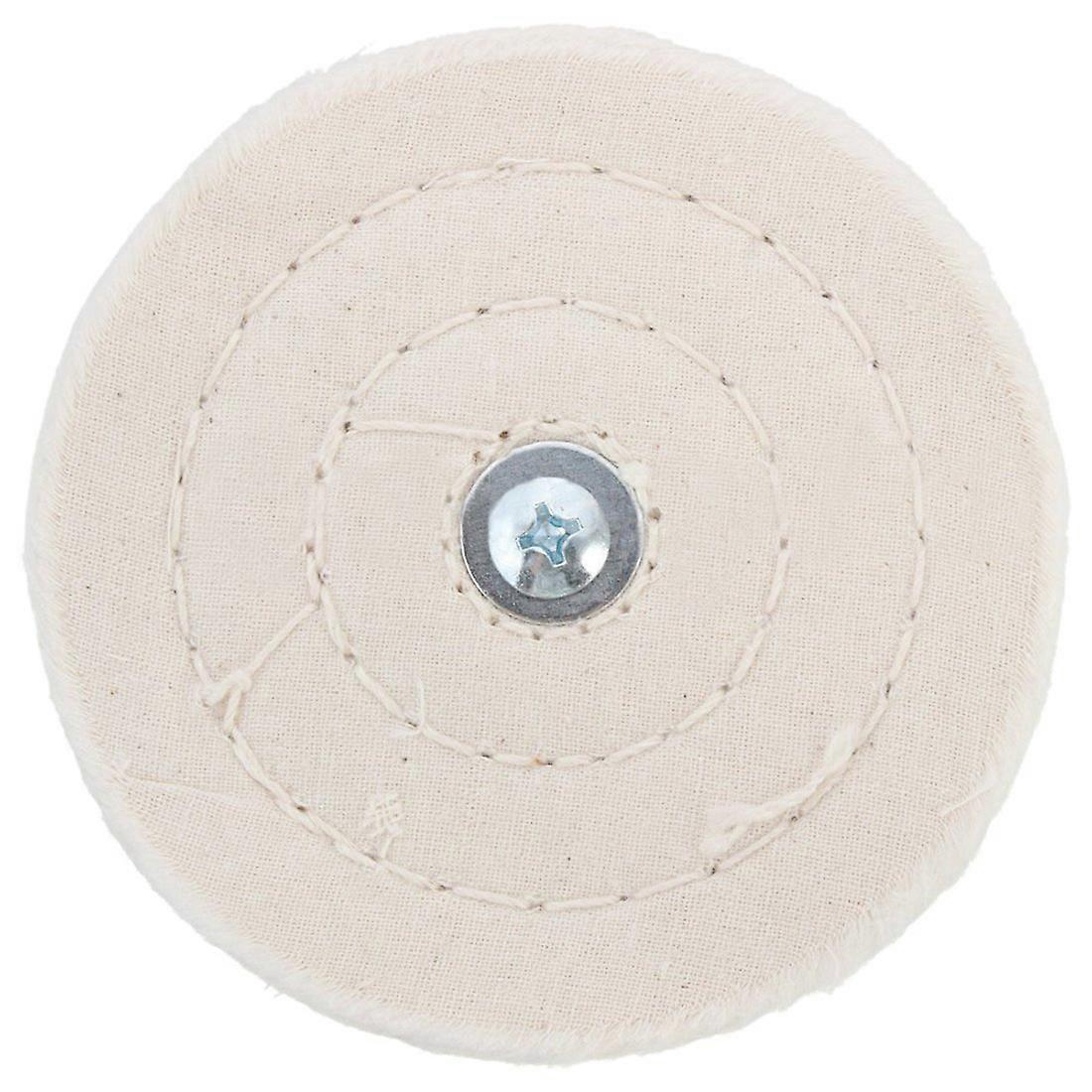 Almofada de polimento de pano de 4 polegadas e 100 mm para furadeira elétrica/bateria, polimento e lixadeira