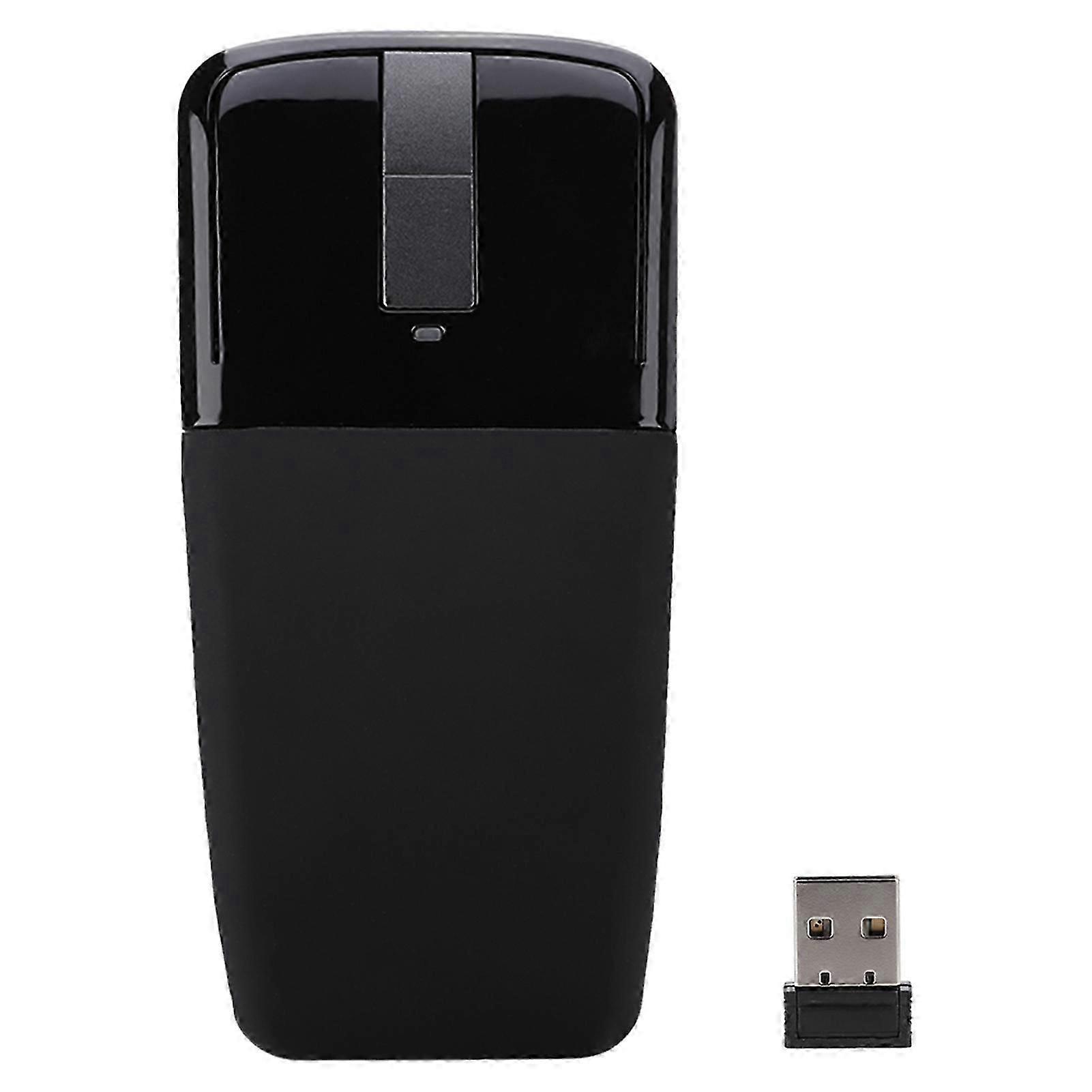 Wireless Arc Mouse Touch Thin Portable Folding Optical Mouse Receiver