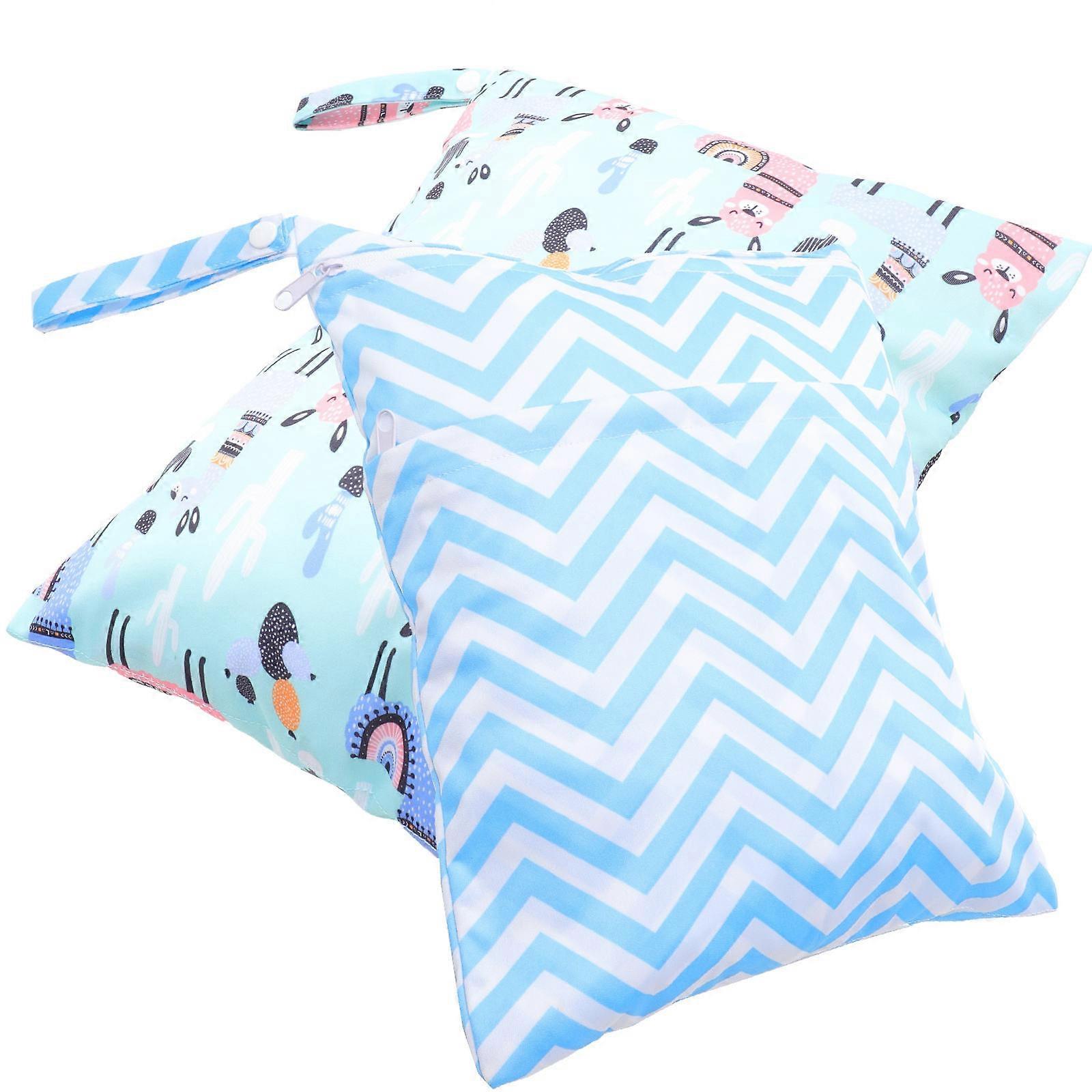 Assorted Color Waterproof Nursery Diaper Bag for Storage Use 8Pcs