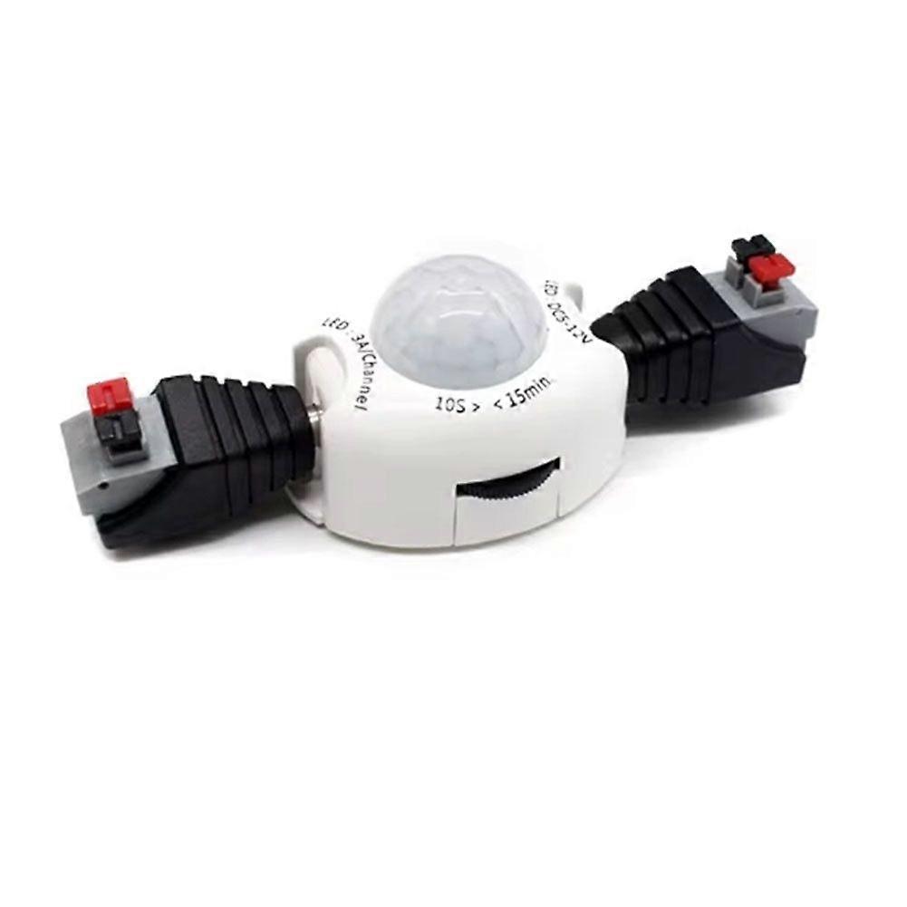 Motion Sensor Light Switch 5V 12V DC Movement Detector Timer Automatic Switch on OFF LED Strip Light PIR Motion Sensor A