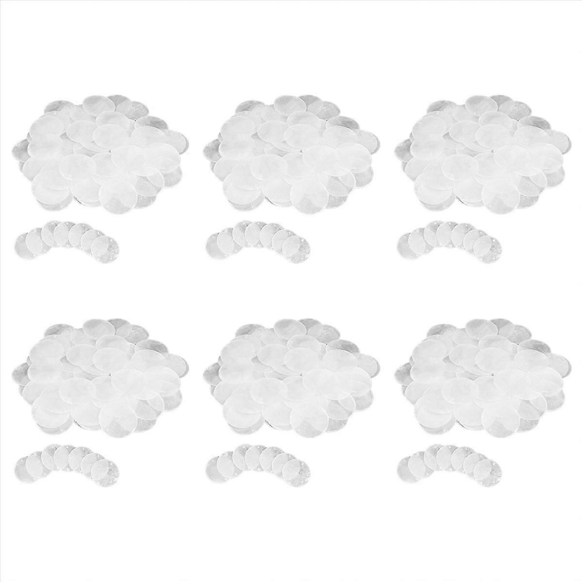 120 Pcs Round Shells Capiz for Crafting with 2 Holes Sea Shell Discs