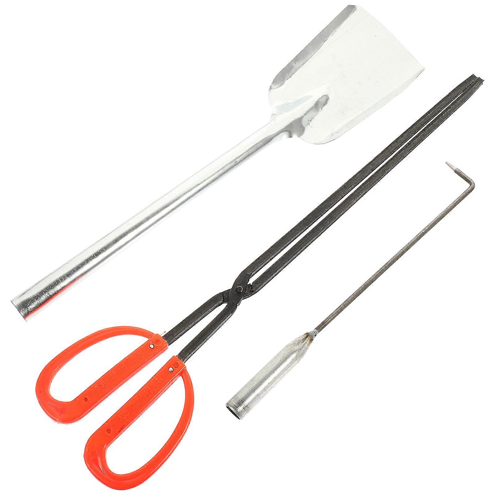 Fireplace Tools Set Fire-Poker for Home 1Set Heavy Duty Iron Materials