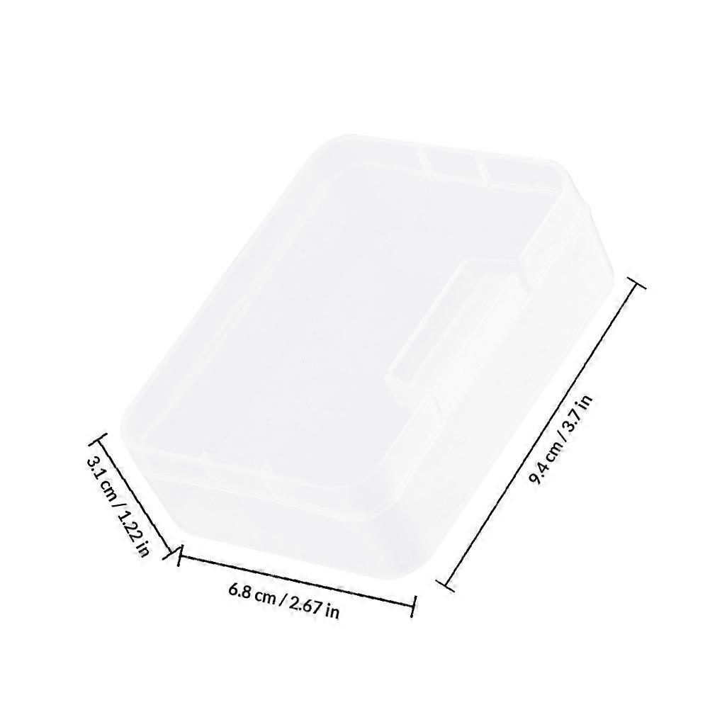 Transparent Plastic Storage Boxes for Storage Use 10Pcs Mini Empty Cases
