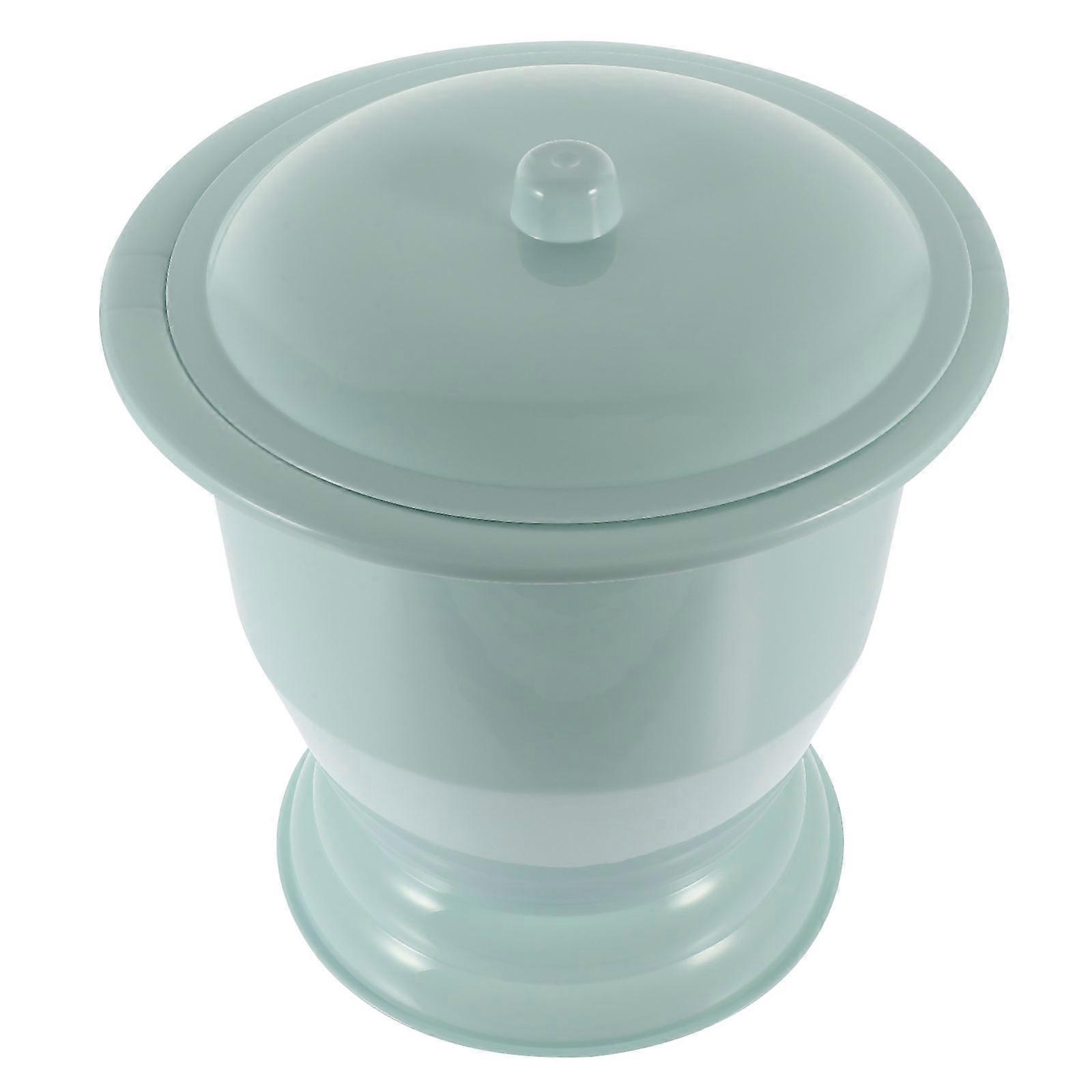 Plastic Chamber Pot with Lid for Storage Compact and Lightweight Design