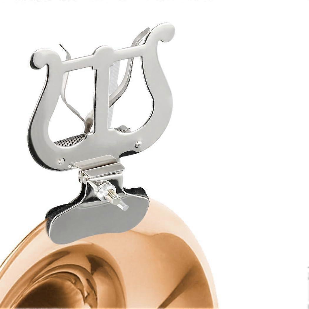 Adjustable Trombone Lyre Clamp with Quick Attachment for Marching Band and Wind Instruments