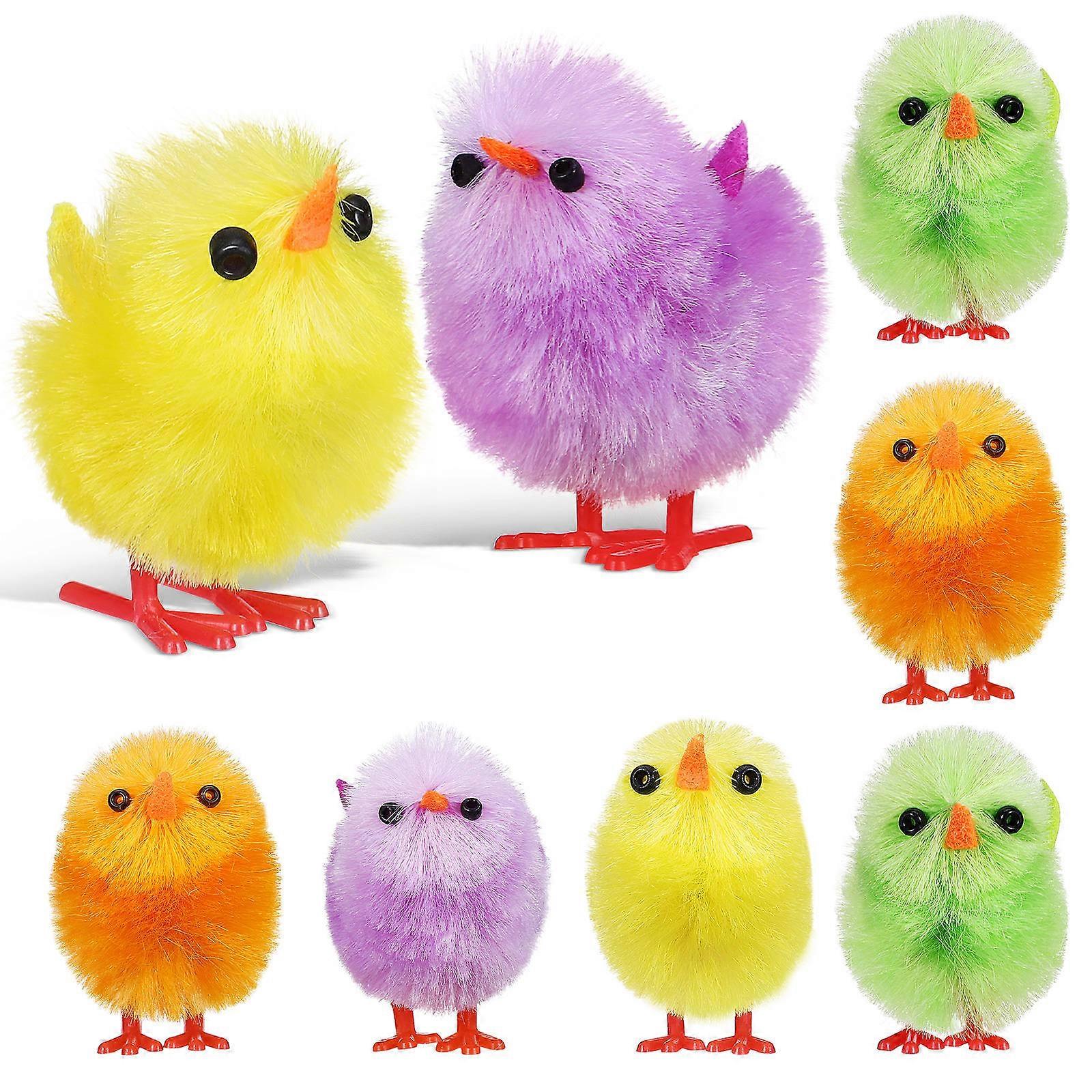 8 Pcs Easter Chicks Stuffed Animal Easter Mini Chicks Fuzzy Chicks Easter Easter Party Favors