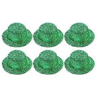 6pcs Irlanda Mini Party Hats DIY Tops Leprechaun Chapéus Mini Doll Hat Craft