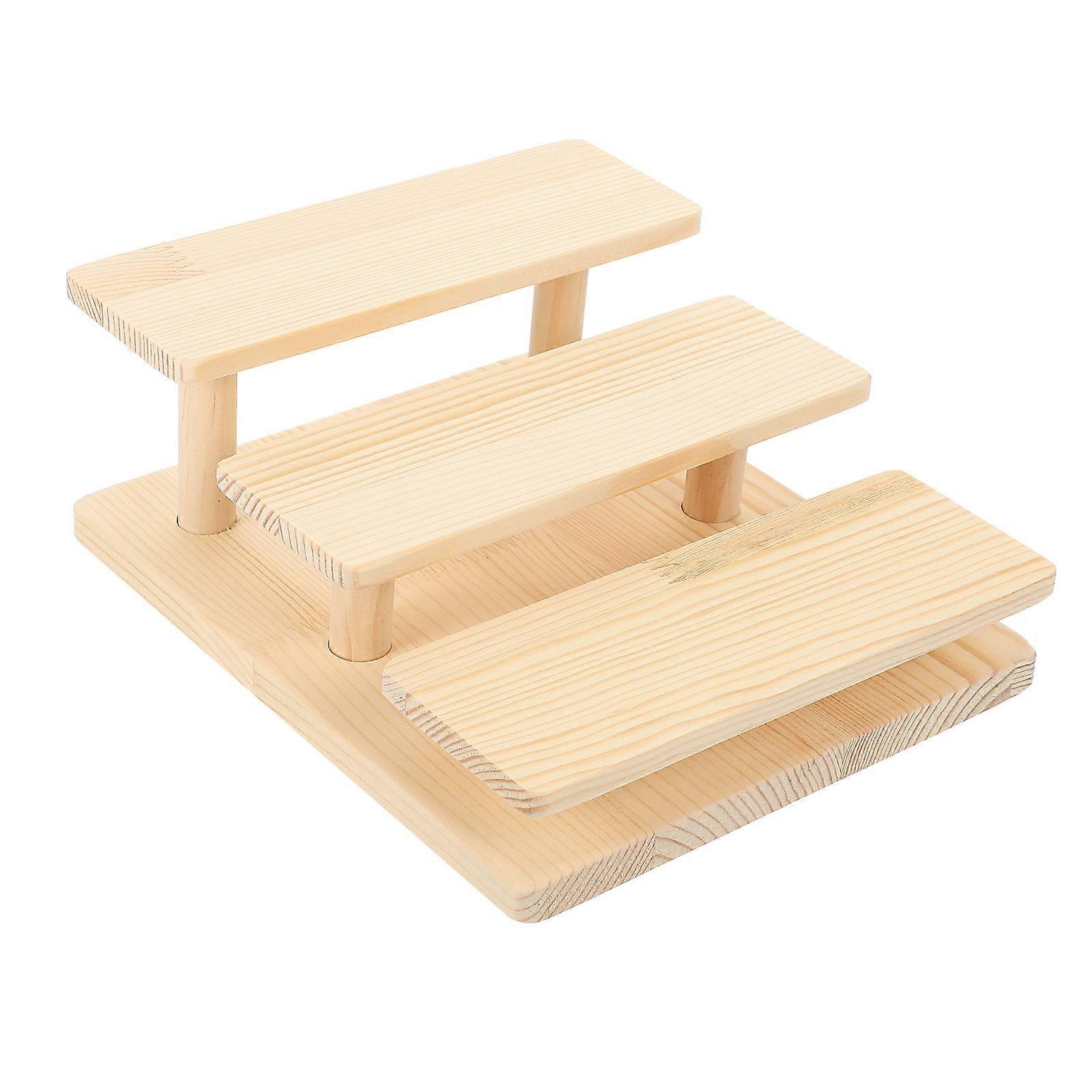 Solid Wood Sunglasses Holder Stand for Storage Use with Multi Layers
