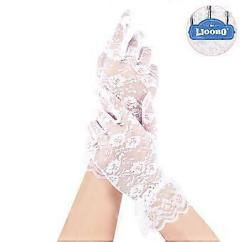 Gants en dentelle anti-UV, doigts entiers, pour femmes, 1 paire, gants de soirée d'été