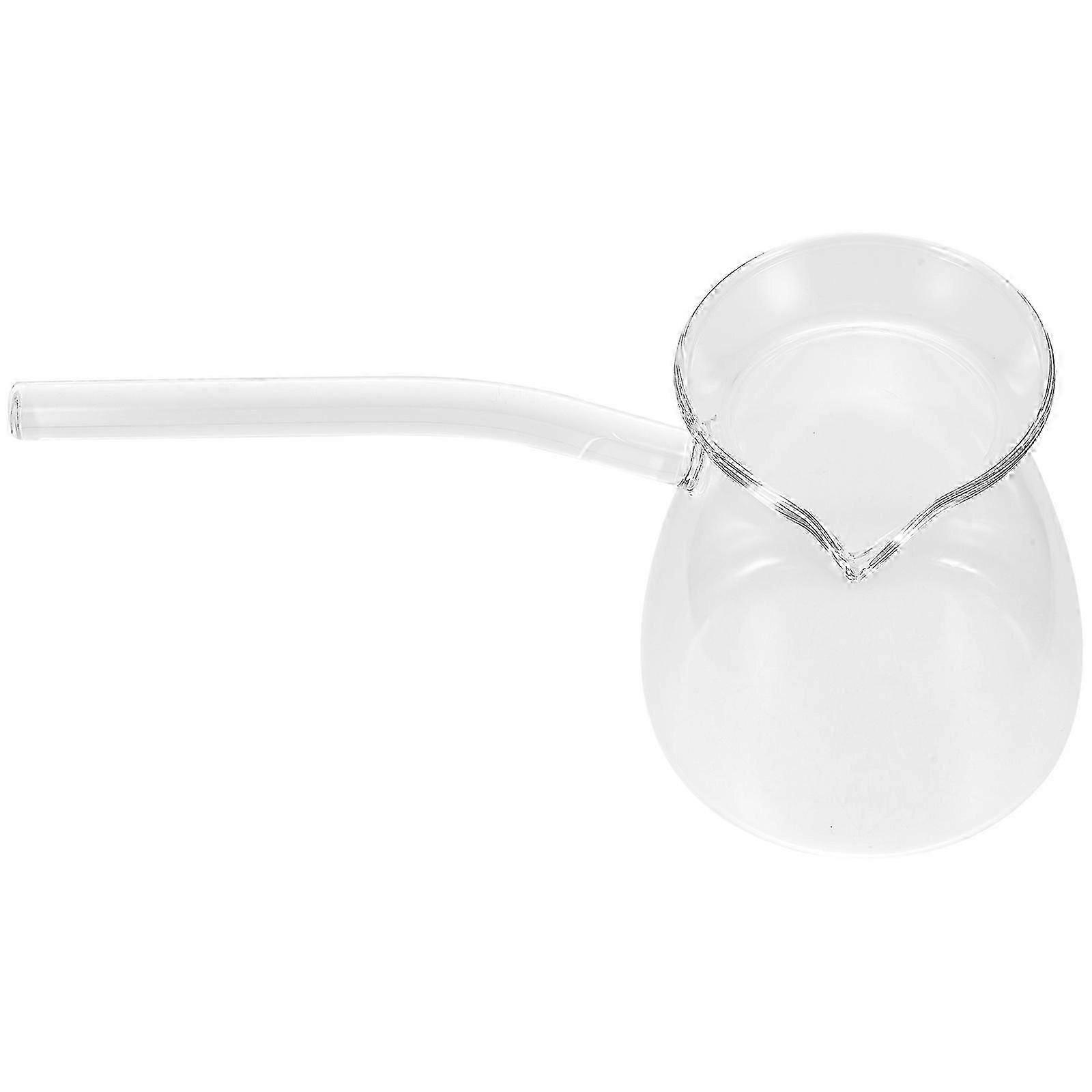 Hand-Held Transparent Glass Tea Kettle for Home Use Boiling Function