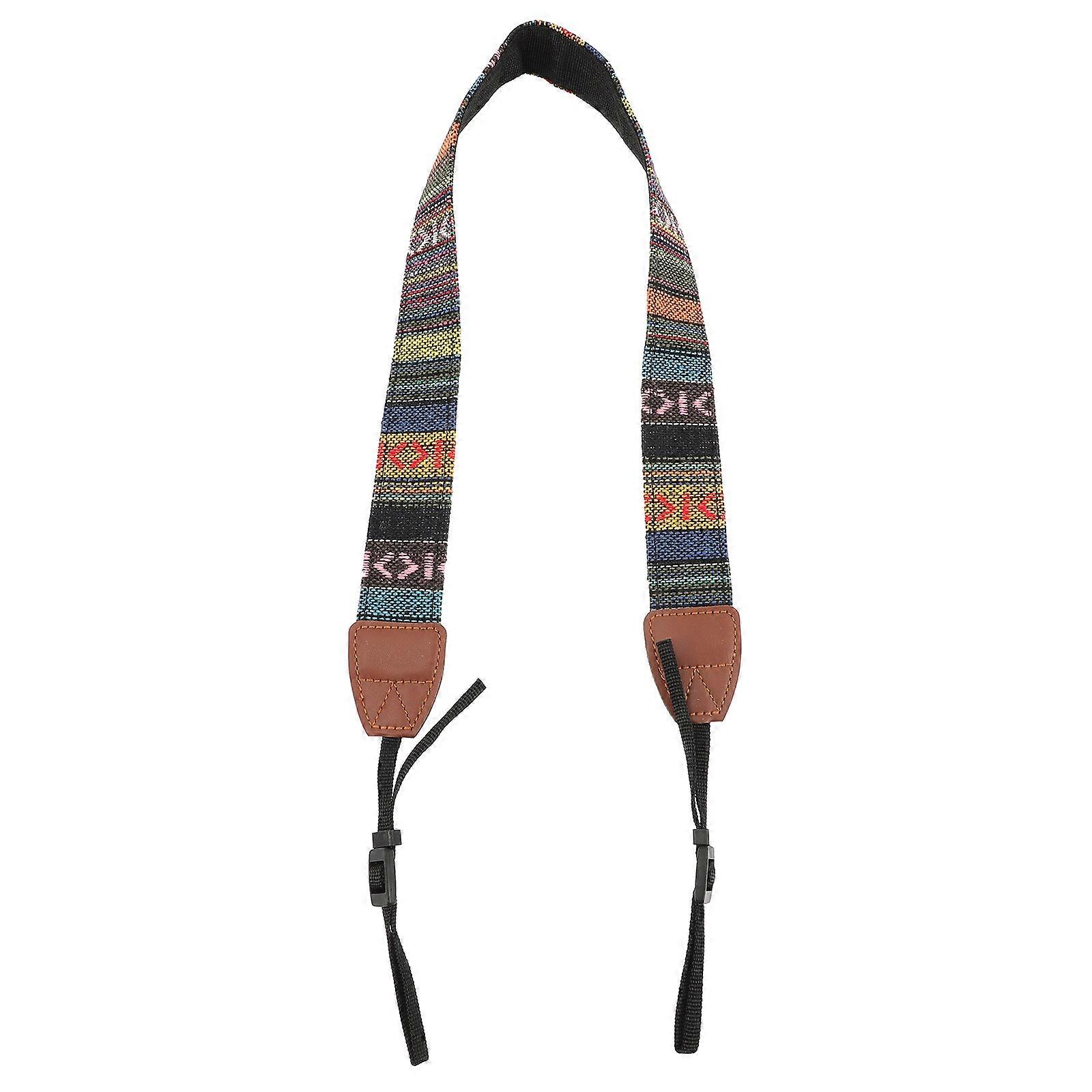 Camera Shoulder Strap Adjustable Camera Strap Double-Layer Ends