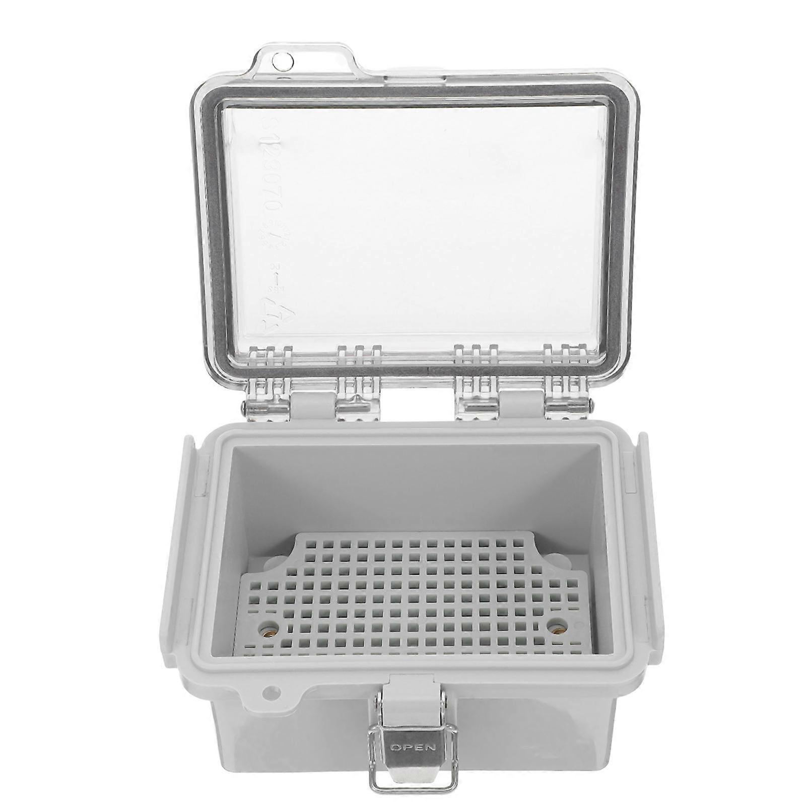 Waterproof Electrical Enclosure Box ABS with Hinged Cover and Latch