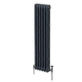 Traditional 3 Column Radiator 1800mm x 292mm Modern Central Heating Heater Matt Anthracite Grey