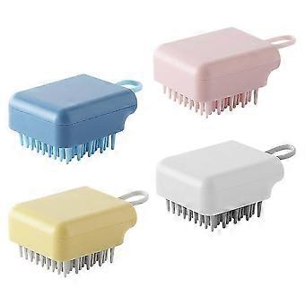 Hair Scalp Massager Silicone Washing Brush for Shower 4Pcs Assorted Set