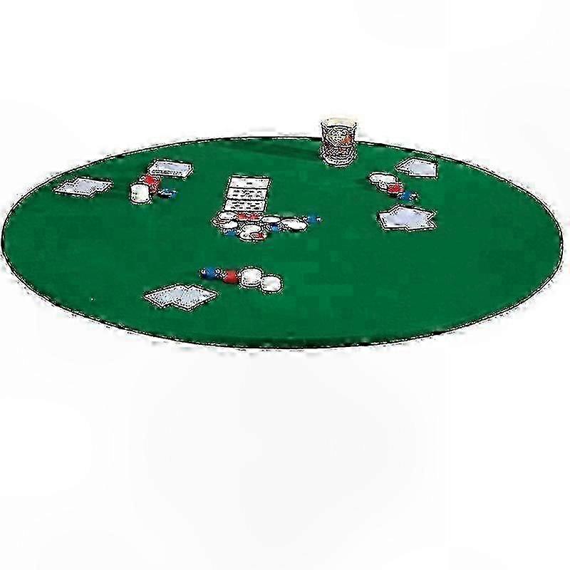 Runde Pokertischabdeckung mit elastischer Passform und geformtem Design