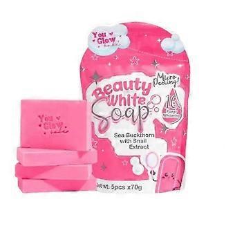 1-3Packs Beauty White Soap by You Glow Babe, 5 Bars x 70g