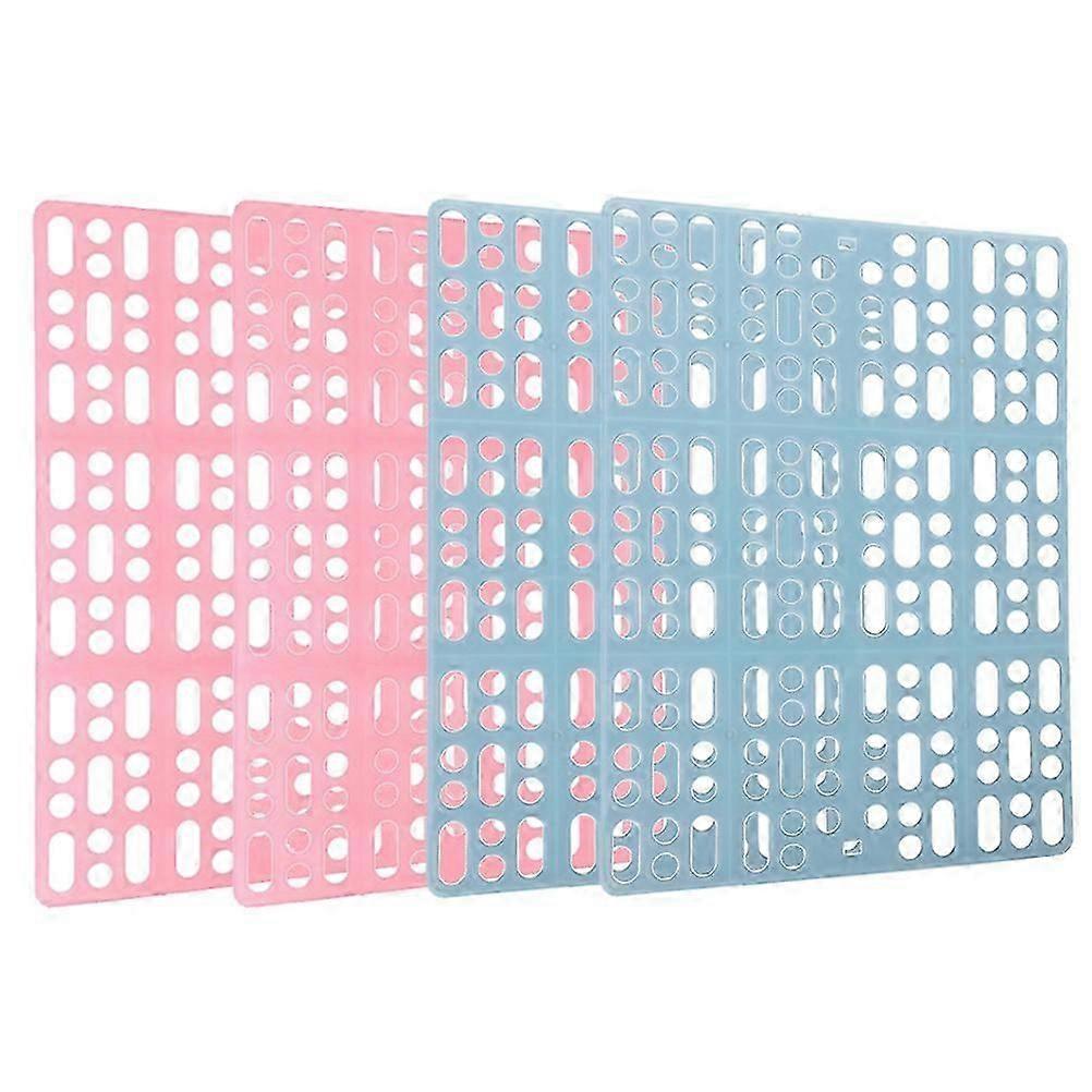4Pcs Plastic Rabbit Cage Floor Rest Mats