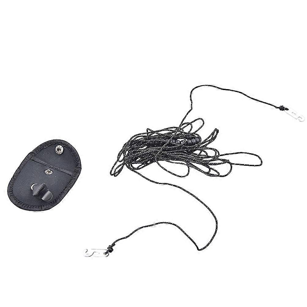 Portable Clothesline for Hotel Nylon Clothesline with Drying Function Black