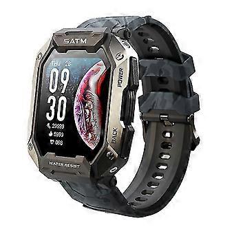 Militär Smart Watch Utomhus 5atm Vattentät Taktisk Smartwatch för män