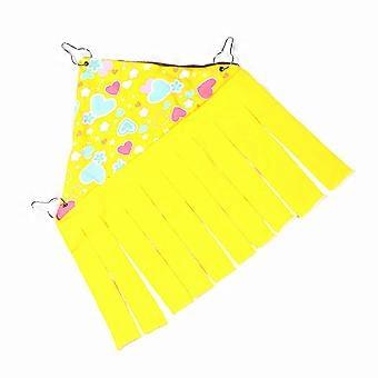 Pet Hanging Hammock Comfortable Pet Hammock for Pets Use 2Pcs Yellow