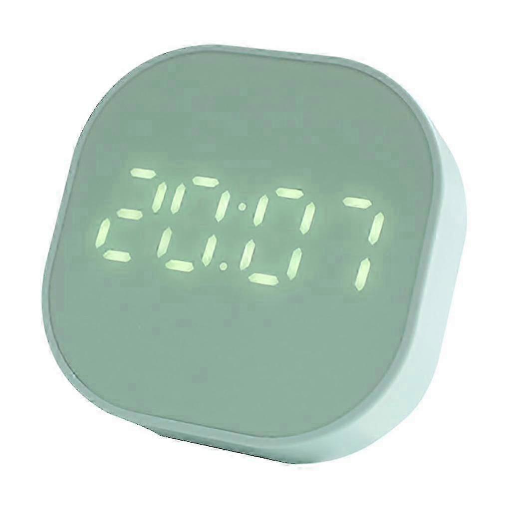 Square Small Alarm Clock Luminous Mute Led Multifunctional Digital Clock Light [MI]