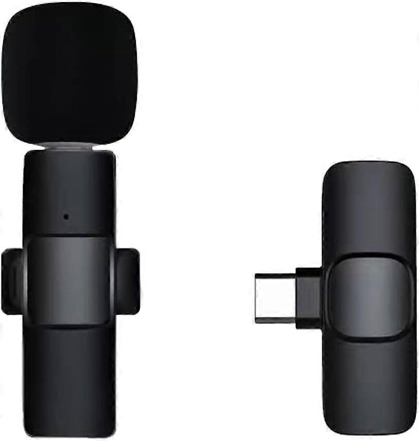 Lapel Microphone Wireless Mics for Android Camera