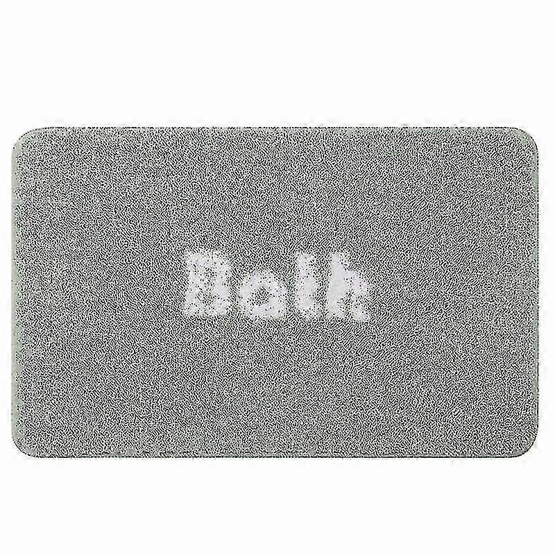 Bath Written Mat Bathroom Absorbent Non-slip