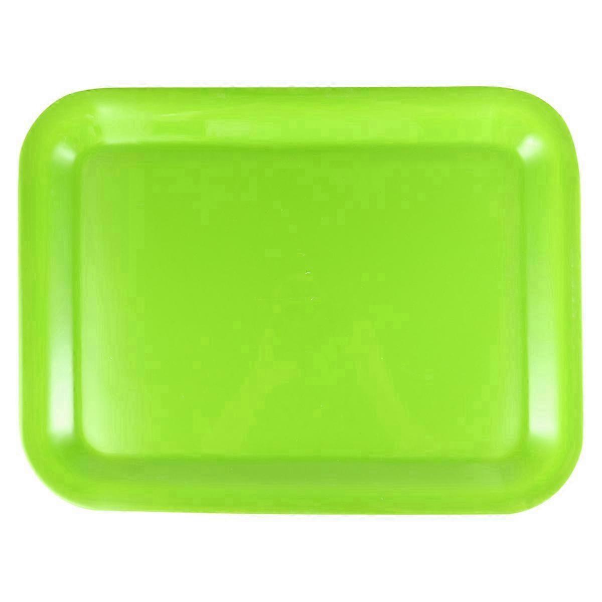 Rectangular Food Tray for Kitchen Use 1Pcs Green Household Bread Tray