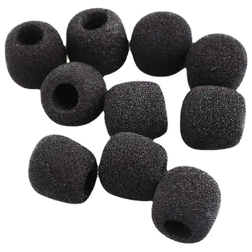 10pcs Mic Covers Mic Windscreen Mini Size Lapel Headset Mic Windscreen Microphone Windscreens